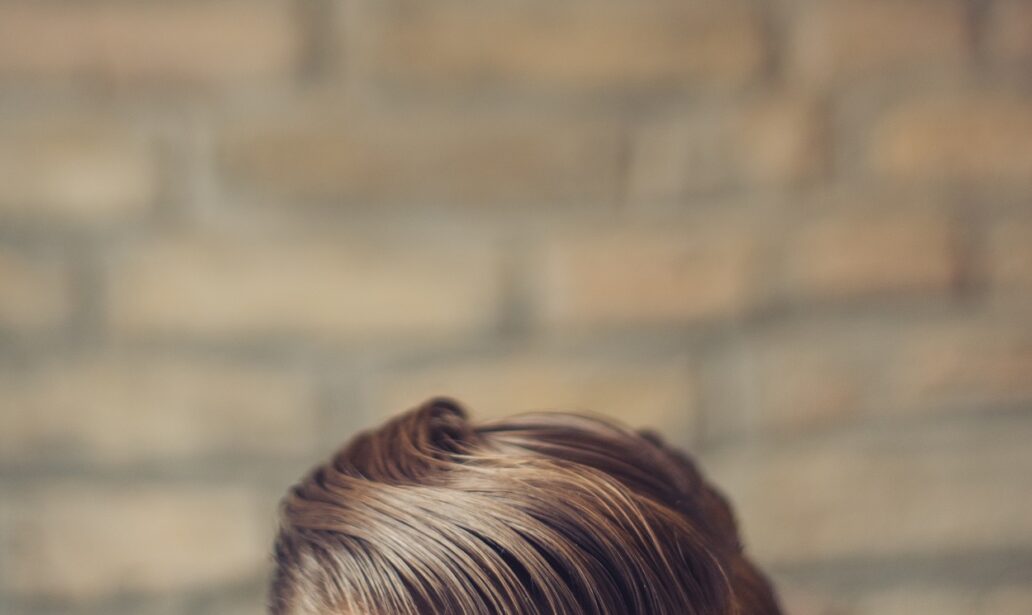 Slicked Back Salon Hairstyle